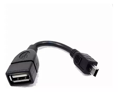 Cable Adaptador OTG V3 Mini Usb Macho A Usb Hembra