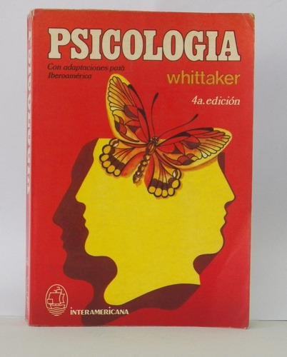 Imagen 1 de 1 de Libros Psicología / Whittaker / 4ta. Edición 