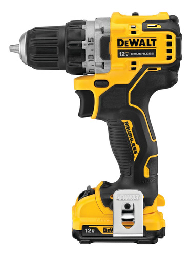 Furadeira parafusadeira sem fio de 10mm DeWalt DCD701F2 + 2 baterías de 2Ah + accesorio com sacola 220V