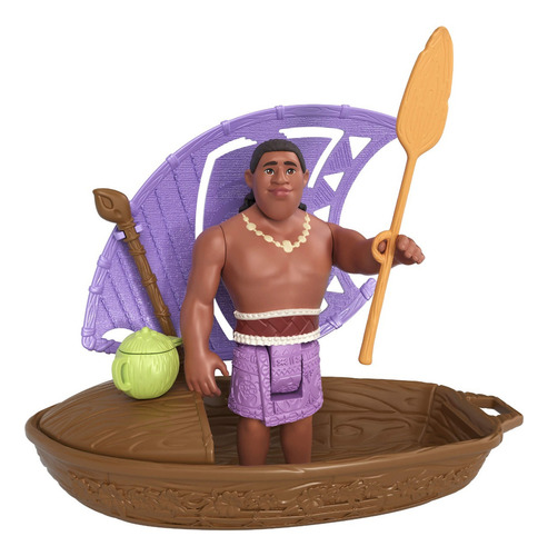 Moana 2 Muñeca Canoa Con Mini Muñeca Sorpresa Y Accesorios