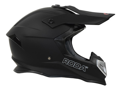 Casco Roda Tornado Negro Mate Cross