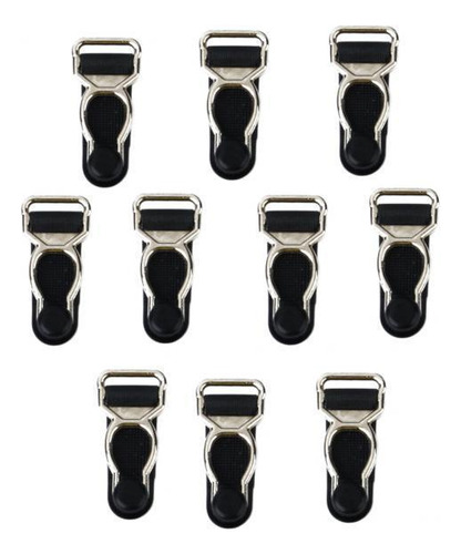 8x 10x Negro Hombres Liguero Extremos Superiores Liguero