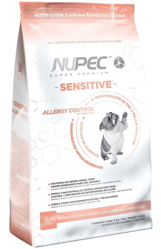 Alimento Para Perro Nupec Sensitive Skin Perro 15kg Alergias