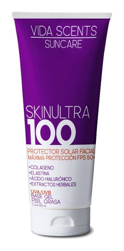 Protector Solar Facial Gel Skinultra 100 - Ácido Hialurónico