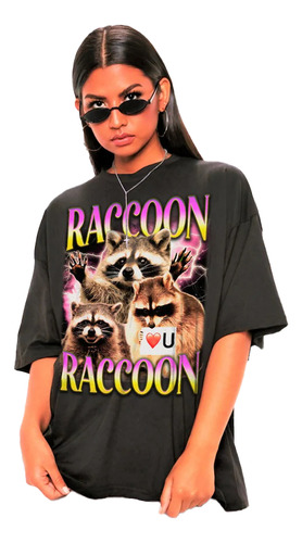 Playera Mapache Urbano, Camiseta Raccoon City