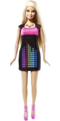 Muñeca Barbie Vestido Digital, Rubia Con Tacones Rosa
