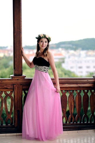 Vestido Largo Egresadas Bodas 15 Años Importad Moda Pasion