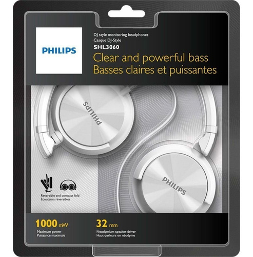 Fone De Ouvido Philips Branco - Shl3060wt/00