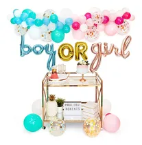 Comprar Kit De Decoración Revelación Sexo De Bebé Girl Or Boy Gender
