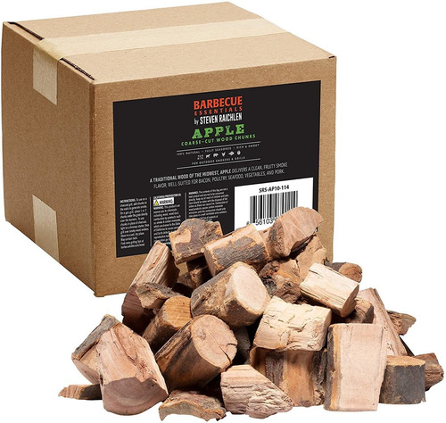 Chunks De Madera Para Fumar (manzana) - Caja De 10 Lb Para B