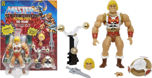 Figura Mattel Heman Masters Del Universo Puño Boleador 15cms