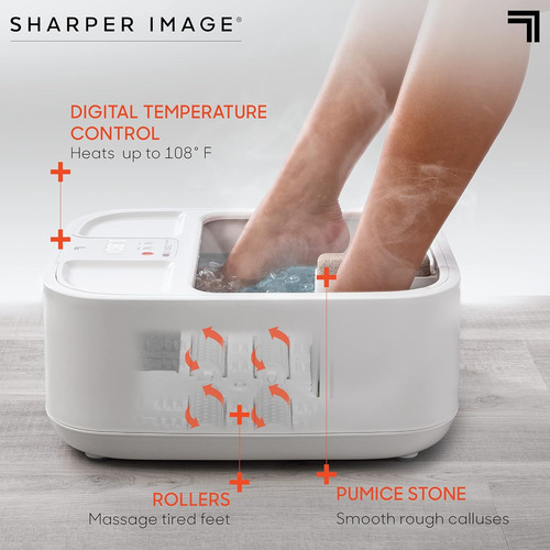 Masajeador Pies Sharper Image Hydro Spa Pantalla Lcd Rodillo
