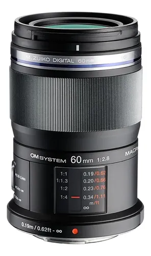 新品　M.ZUIKO DIGITAL ED 60mm F2.8 Macro Lente Macro 60mm F2.8 M.zuiko Digital Ed 1:1 | Frete grátis
