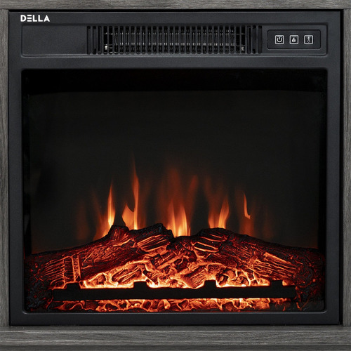 Chimenea Calentador Eléctrico Efecto 3d Llama Con Troncos