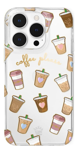 Funda Velvet Caviar Para iPhone 14 Pro Shockpr Coffee