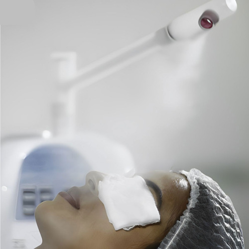 Hf + Dermosteam Carrinho Ozônio Probe 450nm Ibramed 220v