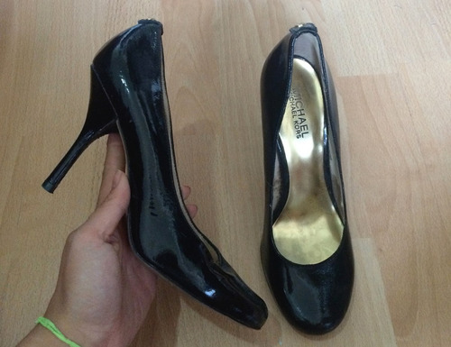 Zapatos Tacones Michael Kors Mk Piel Fina Charol Originales!