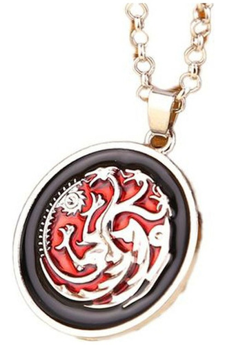 Juego De Tronos Collar Targaryen Dragón Tipo Gota Samson Jew