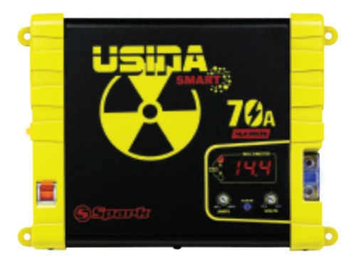 Fonte Carregador Bateria Usina Spark 70a Plus 12v Voltimetro