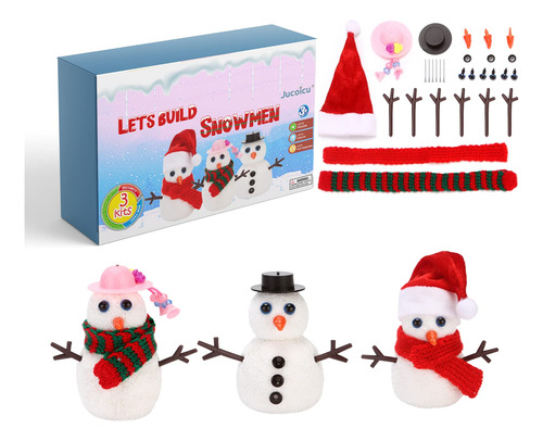 Build A Indoor Snowman Crafts Kit De Juguete Para Nios, Jueg