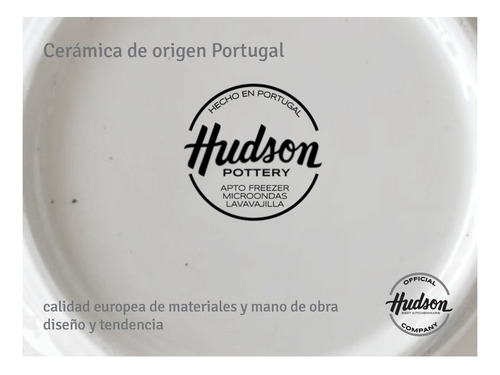 Juego De Vajilla Cerámica Hudson Pottery 16 Piezas Terra