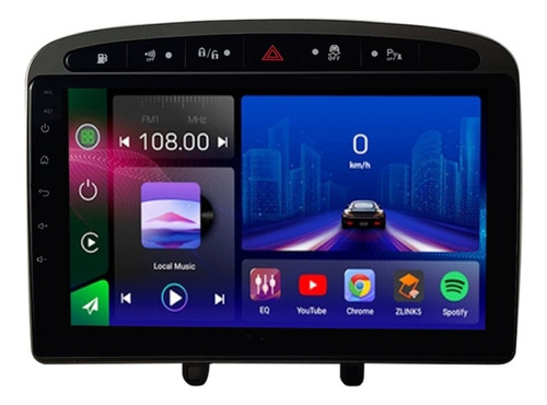 Central Multimedia Stereo Peugeot 308 9 Carplay 