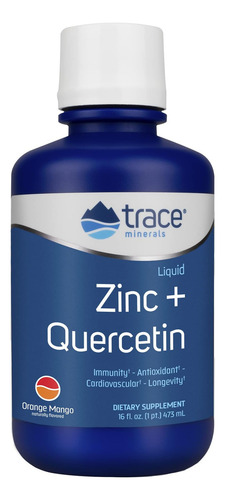 Mineral Traces | Zinc lĂquido y quercetina | 25 mg de zinc