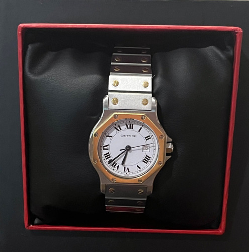 Reloj Santos De Cartier Edicion Octagon 18k ,, No Hay ! 