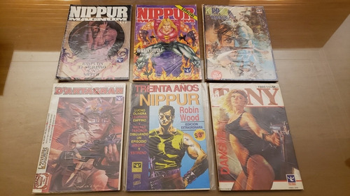 Lote 6 Historietas Comics Nippur Magnum Tony Robin Columba