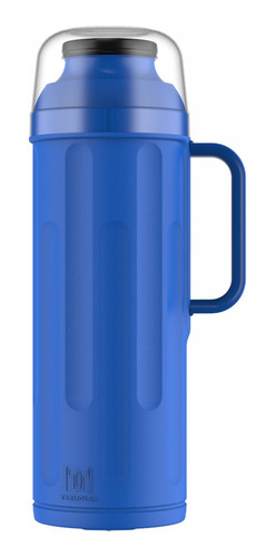 Imagen 1 de 2 de Termo Termolar Personal de vidrio 1L azul