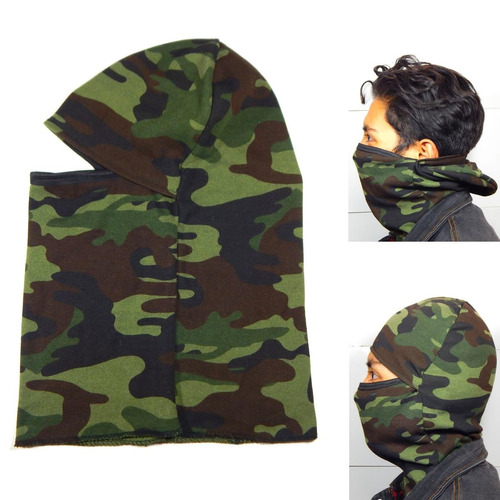 Mascara Tactica Balaclava Frio Moto Gorro Tactica Bosque