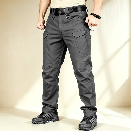 Calça Cargo Tática Masculina Impermeável Ripstop Trekking MIEVNI