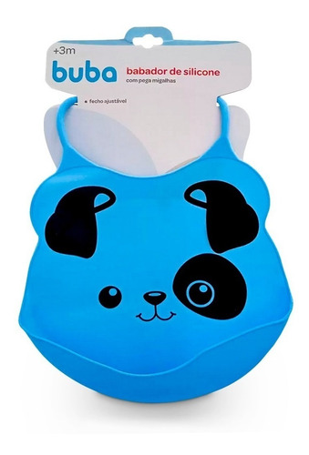 Babador De Silicone Com Pega Migalhas Buba