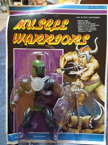 Muscle Warriors Spikes Vintage 80 90 Galaxy Fighter Motu #1