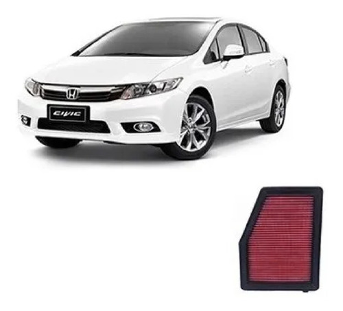 Filtro De Ar Esportivo Inbox Honda Civic 1.8 / 2.0