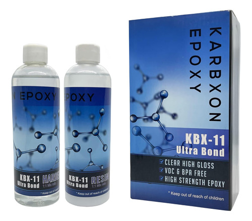 Karbxon Kbx -11 Ultra Bond - Kit De Resina Epoxi - Epoxi Tra