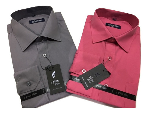 Imagen 3 de 4 de Camisa Lisa Hombre Promocion