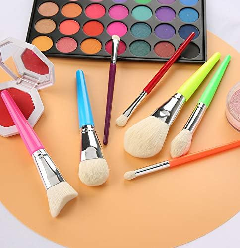 Juego De Brochas De Maquillaje Coshine Cute Rainbow Juego De