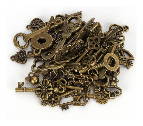 Decoração De Bronze Chave Antiga Diy Pingentes Feitos À M