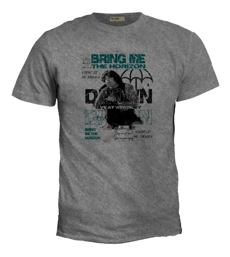 Camiseta Bring Me The Horizon Drown Poster Metal Rock Igk