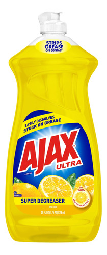Ajax Liquido De Lavado, Super Desengrasante, Limon, 44673, A