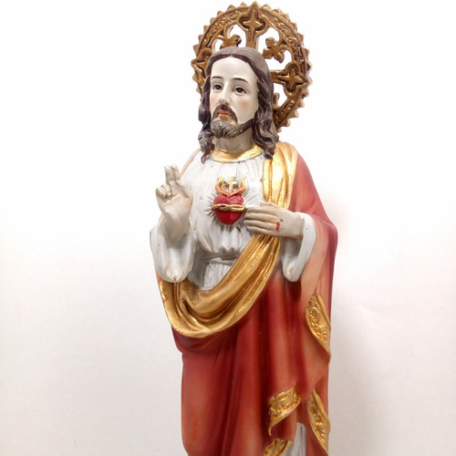 Imagen Religiosa - Sagrado Corazón De Jesus 20cm