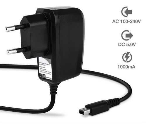 Cargador Completo 220v Para Nintendo 3ds / Xl / New 3ds Xl