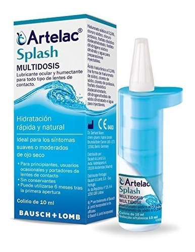 Artelac Splash Gotas Oculares Hidratantes Multidosis 10ml