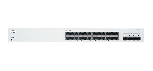 Switch Cisco Cbs220-24t-4g Admin. L2 De 24 Puertos + 4 Sfp