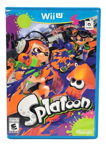 Juego Fisico Nintendo Wii U Splatoon Usado Y Funcionando