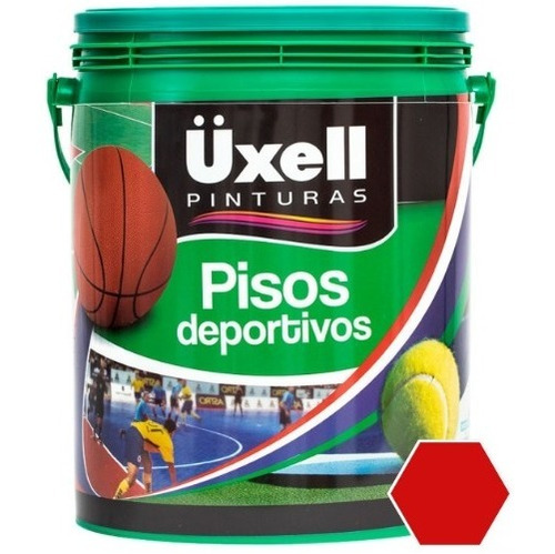 Pintura Pisos Deportivos Cemento Baldosas 10l Uxell