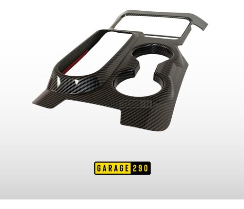 Panel Consola Central Tipo Fibra Carbono Compatible Bronco