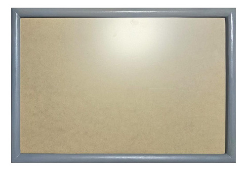 Marco De Madera 50x70cm Variedad De Espesor Todo Incluido Gris Perla Media Caña 2.0cm