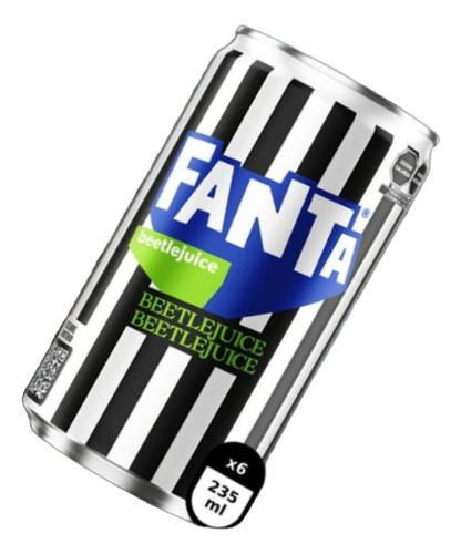Refresco Fanta Beetlejuice Sabor Frutal Edición Limitada